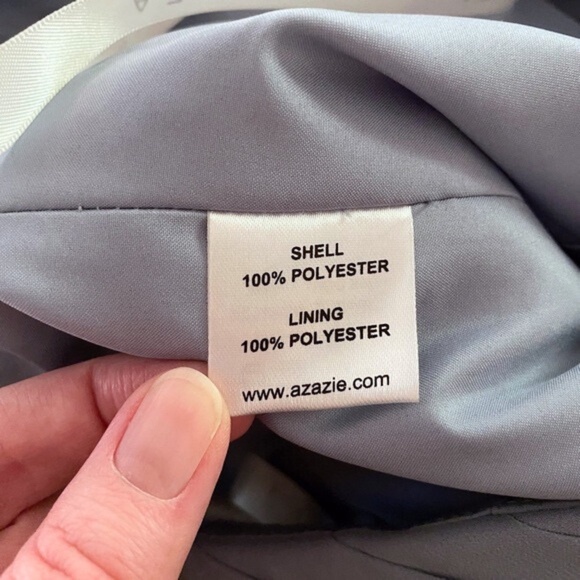 Azazie Carly Dress Dusty Blue 6 - Picture 10 of 17